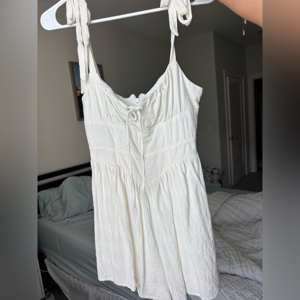 Princess Polly Cream corset style romper